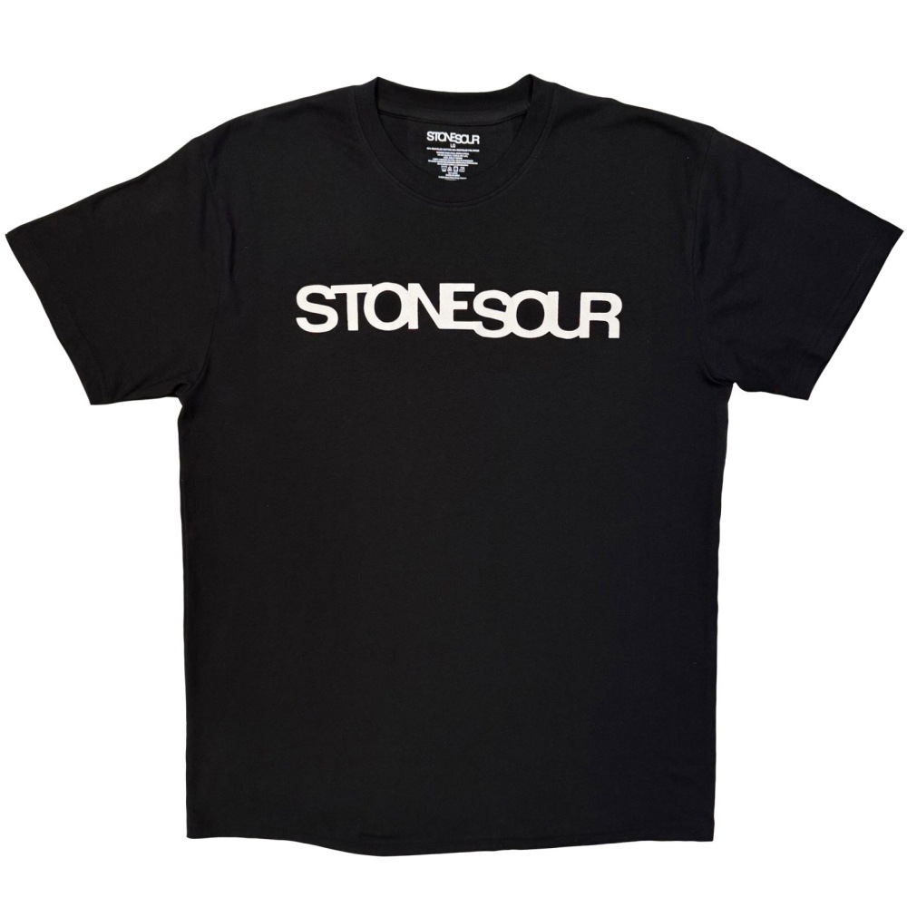 Stone Sour - Logo Mono Herren TShirt - Schwarz/Weiß